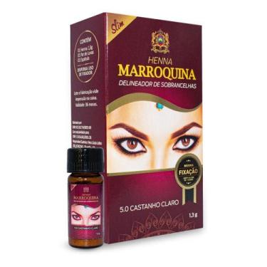 Imagem de Henna Marroquina Delineador De Sobrancelhas Espátula Luvas Fixador - E