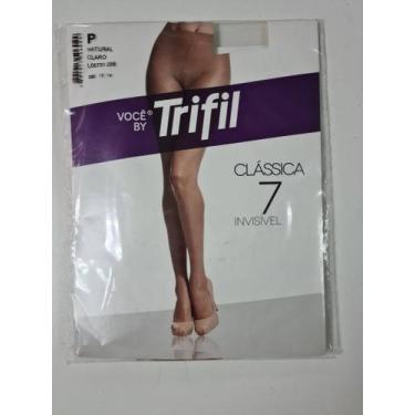 Imagem de Meia Calça Fio 7 Invisível Trifil 6731., G, Preto
