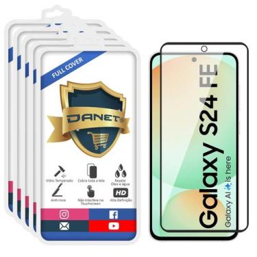 Imagem de Kit 5x Película De Vidro 3d Para Galaxy S24 Fe Full Cover - Danet