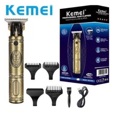 Imagem de Maquina Kemei Km 700b Pra Acabamento Desenho Pezinho E Barba