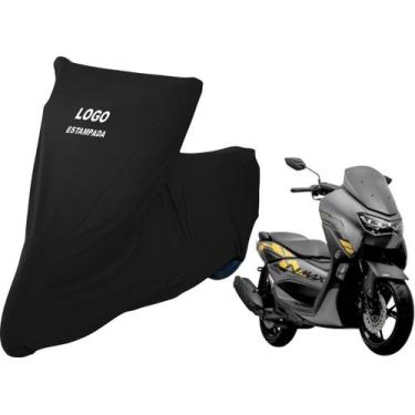 Imagem de Capa Para Cobrir Moto Yamaha N Max Alta Durabilidade - Mz, Preta