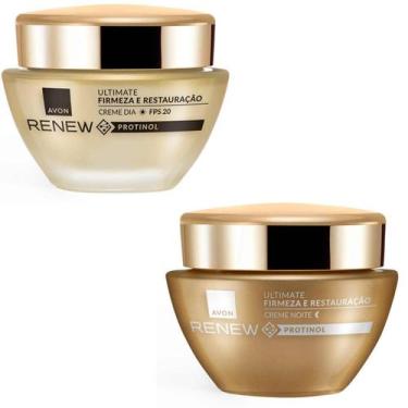 Imagem de Kit avon renew ultimate 45+ dia fps 25 e noite 50g com protinol, diaen