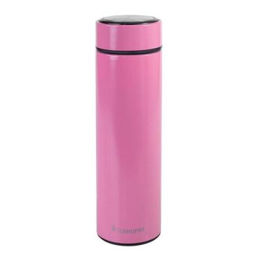 Imagem de Squeeze Térmico Aço Inox Rosa 500 Ml Termopro