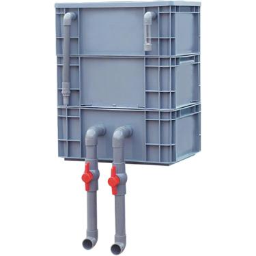 Imagem de Filtros de aquário, caixa de filtro de aquário, sistema de circulação de água externo DIY para lagos de peixes, caixa de filtro de aquário, caixa de gotejamento de filtro de caixa de rotatividade, 40