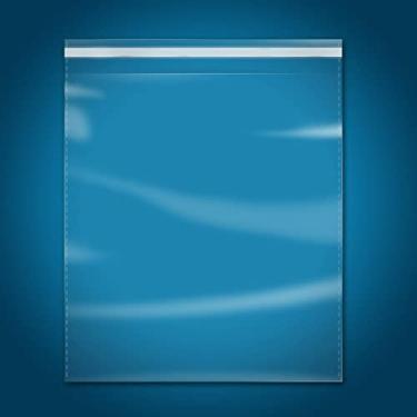 Imagem de 100 unidades – Bolsas de plástico de poliuretano de celofane autovedante transparente para foto, joias, padaria, petiscos, lembrancinhas de festa, 100 Count, 11" x 14"