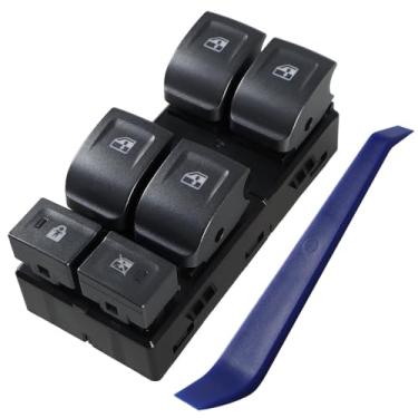 Imagem de KPALAG Interruptor de janela principal do lado do motorista dianteiro interruptor de fechadura da porta da janela elétrica compatível com Colorado Silverado 1500 Canyon Sierra 2500 HD 3500HD