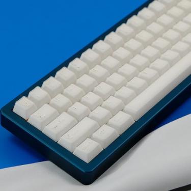 Imagem de 114 Keys Doubleshot White Translucent Keycaps Cherry Profile Custom Keycap Set Fit for Cherry Mx Switches Mechanical Keyboard