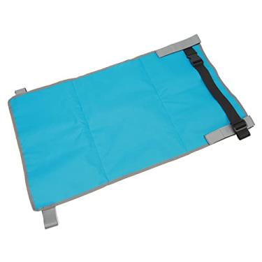 Imagem de Cama de Avião Infantil, Extensor de Assento de Avião Infantil, Cama Portátil Dobrável Com Acessórios de Viagem de Avião, para Crianças (Azul celeste)