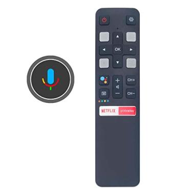 Imagem de PERFASCIN Controle remoto de voz de substituição RC802V-FLR1 adequado para TCL TV 49S6800FS 50P8S 55EP660 55P8S 55P8 55EP680