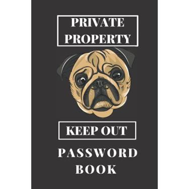Imagem de Dog Password Keeper Book: Internet Address and Password Organizer Logbook with Alphabetical Tabs. 6x9" Size Pasword Manager Journal Notebook for Computer & Website Logins (Security Dog)