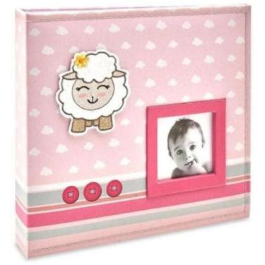 Imagem de Álbum 100 Fotos 10X15 + 50 Fotos 15X21 Bebe Tecido Ical 815