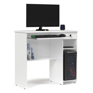 Imagem de Escrivaninha Mesa De Computado Gamer Com Gaveta Viena Cores - ej movei