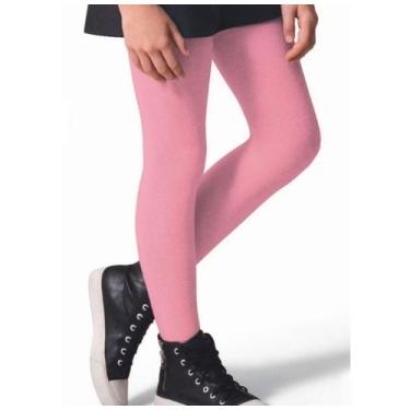 Imagem de Meia Calça Infantil Selene Fio 80 Inverno Algodão, Rosa claro, EG