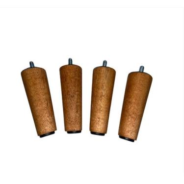 Imagem de 7 Unidades de Pés para Cama Box com 12 cm  - ls acessórios