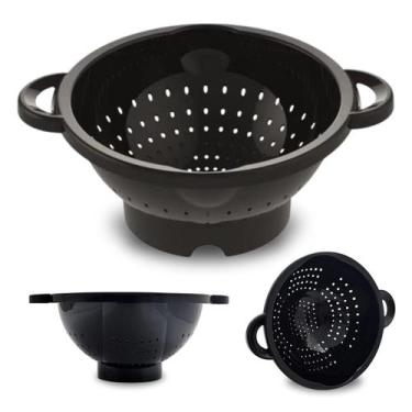 Imagem de Escorredor de Macarrão Alimentos Pote Tijela Peneira Cozinha Uninjet F