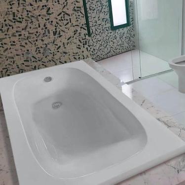 Imagem de Banheira Design Moderno Tulipa 150cm Imersão com 2 Alças Inox 1 Traves