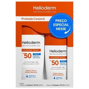 Imagem de Protetor Solar Helioderm Econômico Fps50 200ml + Fps50 120ml