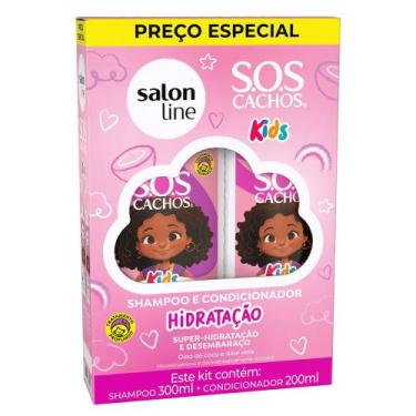 Imagem de Kit Salon Line Kids Shampoo + Condicionador SOS Cachos Hidratação