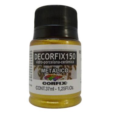 Imagem de Tinta Decorfix 150 Corfix Metálica 37ml - 19200, 393 - OURO