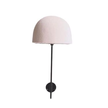 Imagem de ＫＬＫＣＭＳ Organizador de montagem na parede do rack de rack, suporte de chapéu de chapéu de cabide da peruca para o cacho de beisebol de bolo de vestiário, Branco