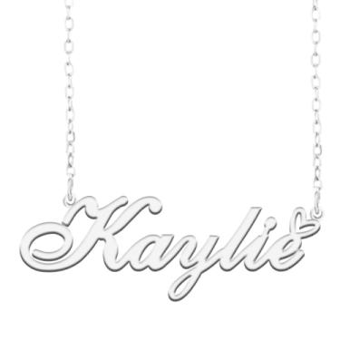 Imagem de A168A Colar com nome personalizado personalizado banhado nome colar para mãe filha amizade mulheres dia dos namorados Natal aniversário ano novo, Metal, Sem Pedra Preciosa Não aplicável