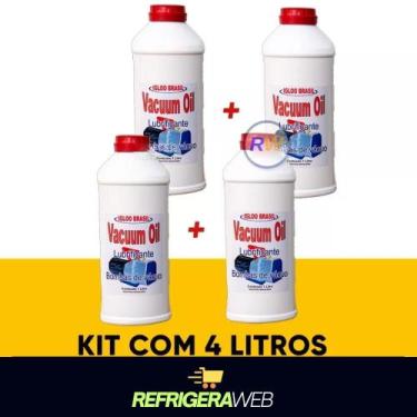 Imagem de Kit Óleo Lubrificante Para Bomba De Vácuo Vacuum 46 Refrigeração - rfw
