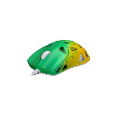 Imagem de Mouse Gamer 6 Botões 12.800 DPI Sensor Instantâneo Knup KP-MU026, Verd