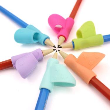 Imagem de Porta-lápis Pencil Grip Pen Writing Aid Grip woiwo (5 unidades)