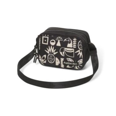 Imagem de Bolsa Farm Chamego Lenço Tropicano Cor Preto