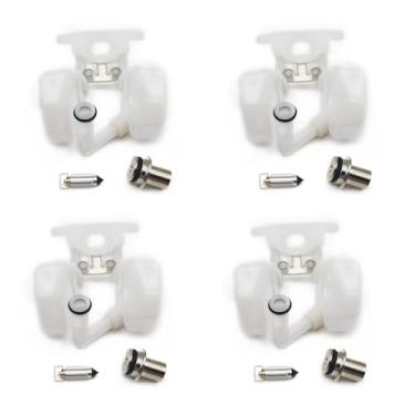 Imagem de Assento de agulha flutuante do carburador com flutuador de plástico para Bandit 250 400 cc GSF250 GSF400 GSX400S KATANA 400 GSF GSX 250 400 S (4 conjuntos)