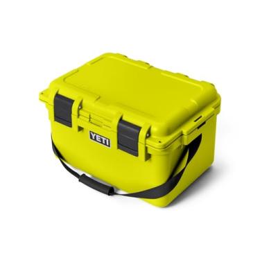 Imagem de YETI LoadOut 30 GoBox Capa de carga impermeável dividida, caixa seca, estojo para câmera, caixa de equipamentos de pesca, amarelo vaga-lume