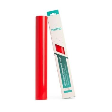 Imagem de Mimo Adesivo Vinil Thermal Color - Quente - Vermelho para Rosa - Mimo - 30,5 x 61 cm - 1 Unid - Muda de Cor Com Temperaturas Quentes - Ultradurabilidade e Resistente a Água
