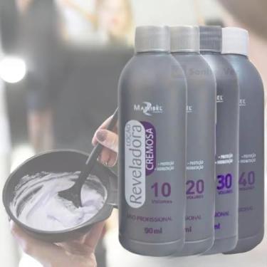 Imagem de Agua Oxigenada 40 30 20 10v Volumes 90ml Profissional Cabelo Tintas Mairibel Coloração Hidratylife (90ml, V40)
