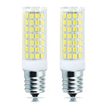 Imagem de 8206232A Lâmpada de LED de cerâmica E17 para aparelhos de forno de microondas, equivalente a lâmpada de halogênio 75W, branco diurno 6000K, pacote com 2