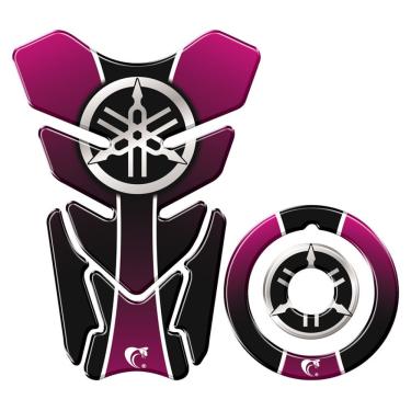 Imagem de Adesivo Protetor Tanque E Bocal Moto Yamaha Diapasão Pink