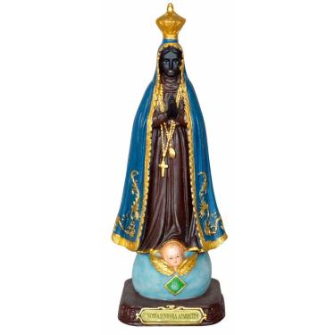 Imagem de Santa Imagem Nossa Senhora Aparecida Resina 20,5cm