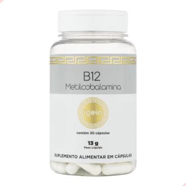 Imagem de Suplemento B12 Vitamina Metilcobalamina Igeia 30 Cápsulas