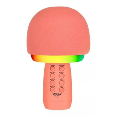 Imagem de Microfone Karaoke Xtrad Ws-602 4 Efeitos De Voz Cor Terracota