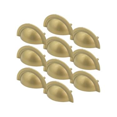 Imagem de 15 Unidades Puxador Para Armário Gaveta Cozinha Concha 1022 64mm (Dourado Fosco)
