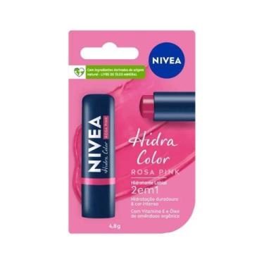 Imagem de Hidratante Labial Hidra Color Rosa Pink Nivea 4,8g