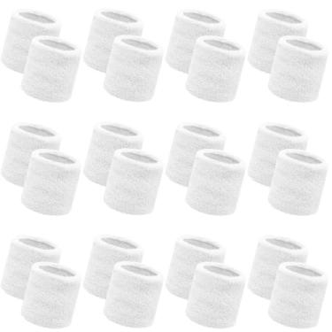 Imagem de Bememo 24 pulseiras neon para crianças presentes de fim de ano para estudantes a granel faixas de pulso de tênis anos 80 neon juvenil basquete pulseiras para meninos meninas anos 90 brilham material