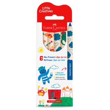 Imagem de Lápis de cor Little Creatives com 6 cores Faber-Castell