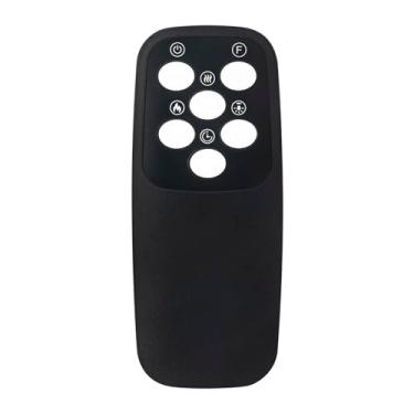 Imagem de FR60XD Comandante remoto substituído adequado para lareira elétrica Intertek/Naomi Home IF-32FSB IF-1330 IF-1360 IF-1350 IF-1340 IF-1336 IF-1370 IF-1380 IF-1350TCL