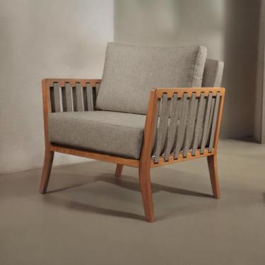 Imagem de Poltrona Decorativa Madeira Maciça Helena - Castellar Móbile