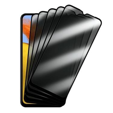 Imagem de Kit 5 Películas De Vidro 3D Privacidade Anti Spy Para Samsung Galaxy M14
