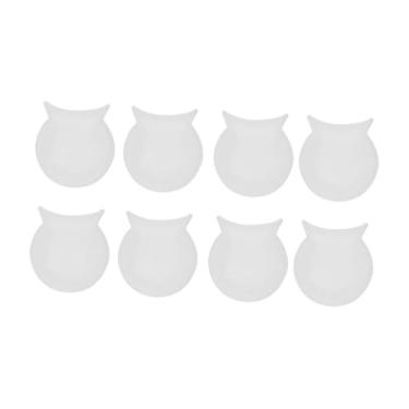 Imagem de MERIGLARE 8 peças almofada de apoio de polegar para clarinete oboé protetor de polegar macio e confortável, Branco