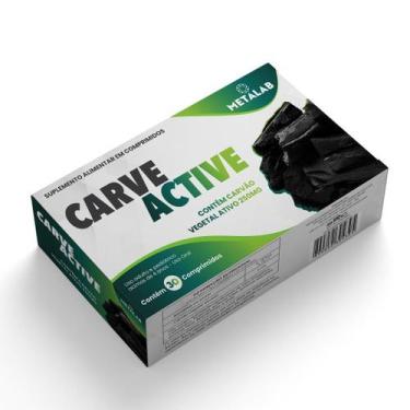 Imagem de Carve active carvão vegetal ativado 250mg 30 cp - Metalab