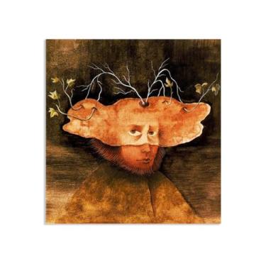 Imagem de Remedios Varo Impressões de arte em tela O pôster labrador pinturas famosas arte de parede arte de surrealismo para sala de estar Decoração de escritório em casa 50 x 50 cm (20 x 20 polegadas