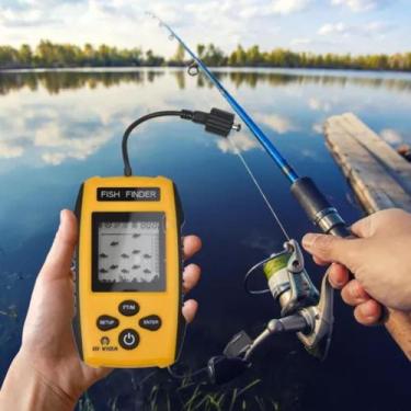 Imagem de Localiza Peixe Água Mar Pescaria Barco Caiaque Fish Finder - Home Good