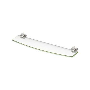 Imagem de Gatco 4646 Prateleira de vidro glamouroso, 50 cm, níquel acetinado